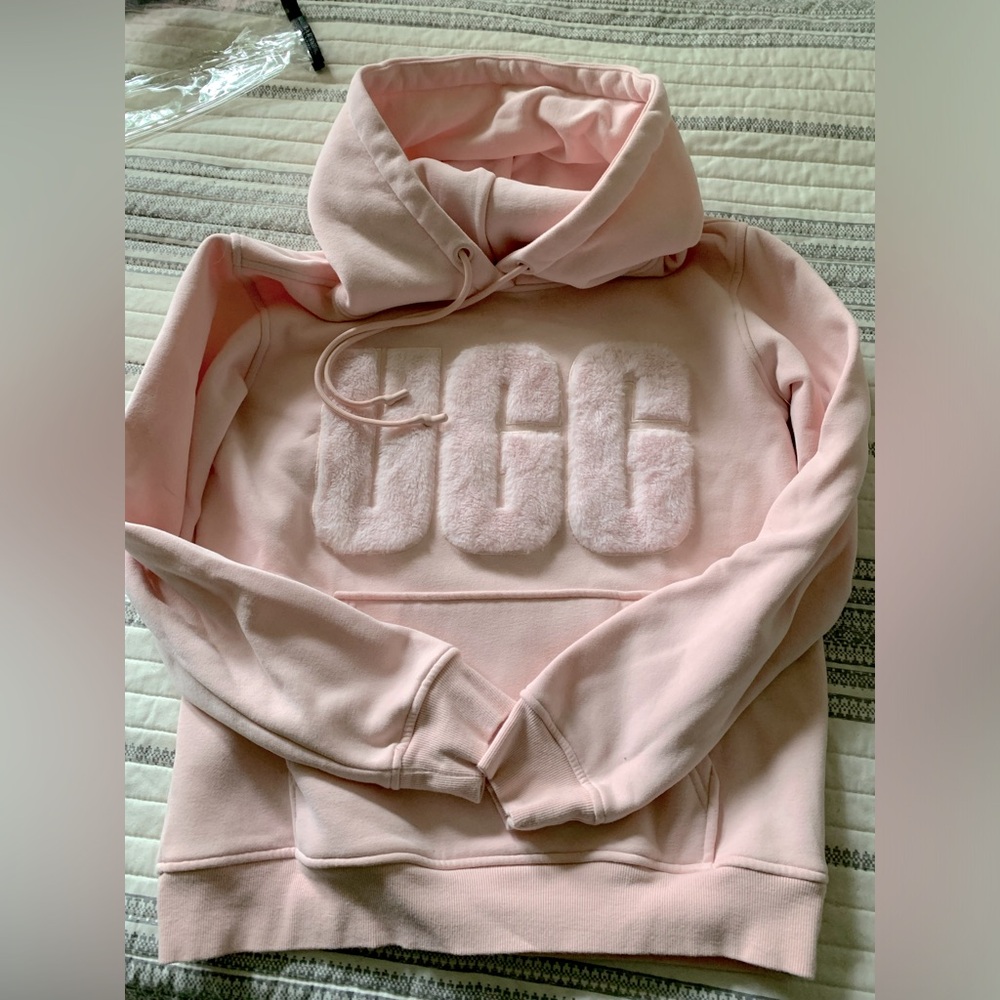Pink UGG hoodie size medium
